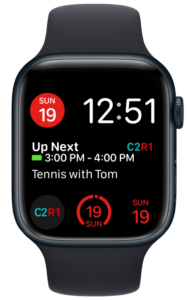 MyDayWidget app - a widget and watch complications for your Apple Watch. Available in watchOS, iOS, iPadOS, macOS.