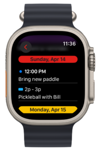 Apple Watch Ultra - Midnight dashboard